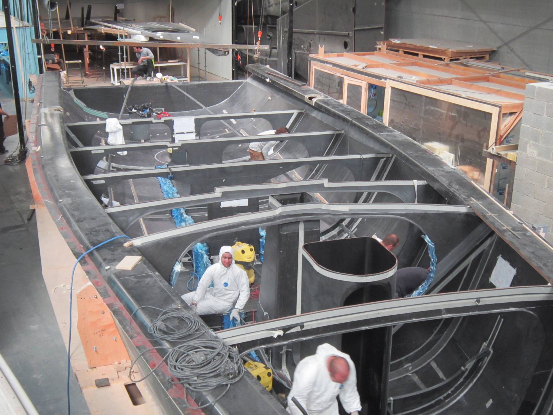 Alegre III - Boat building project Michele Molino process